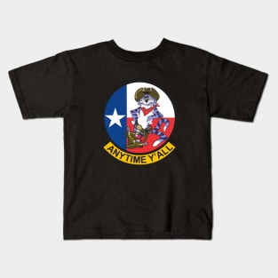 Grumman F-14 Tomcat - Anytime Y'All Kids T-Shirt